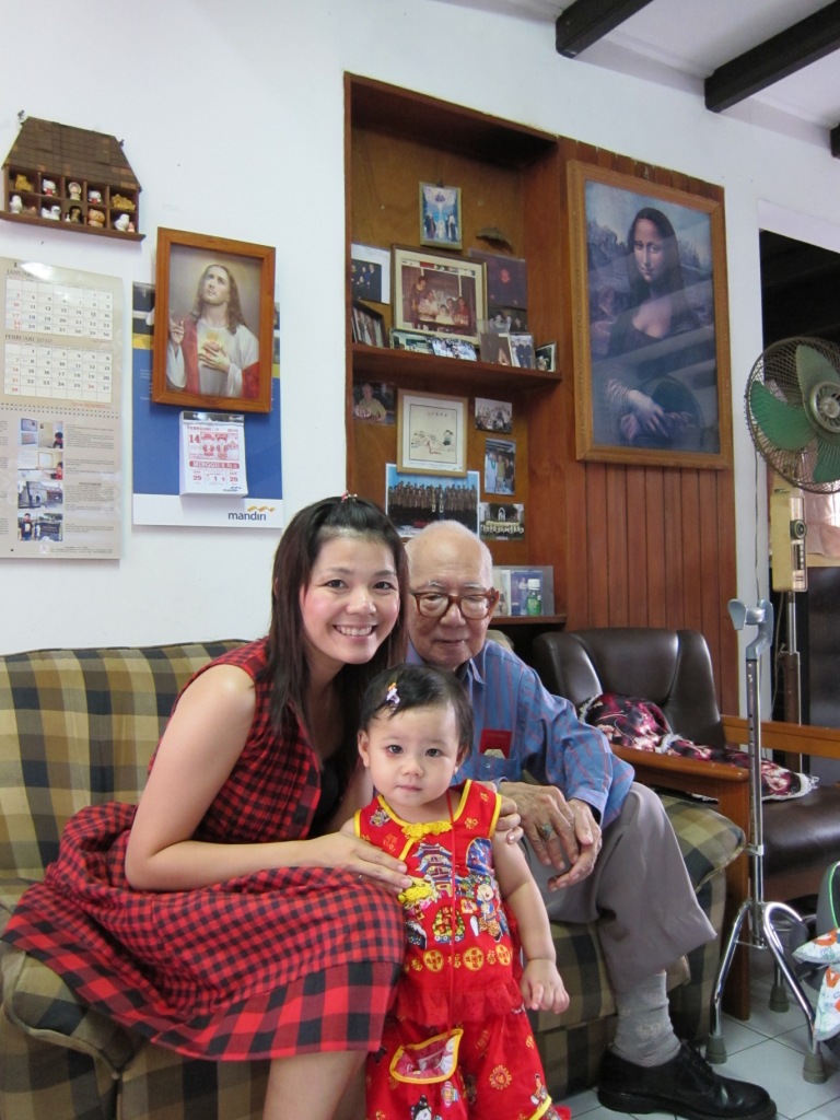 with grandpa with grandpa