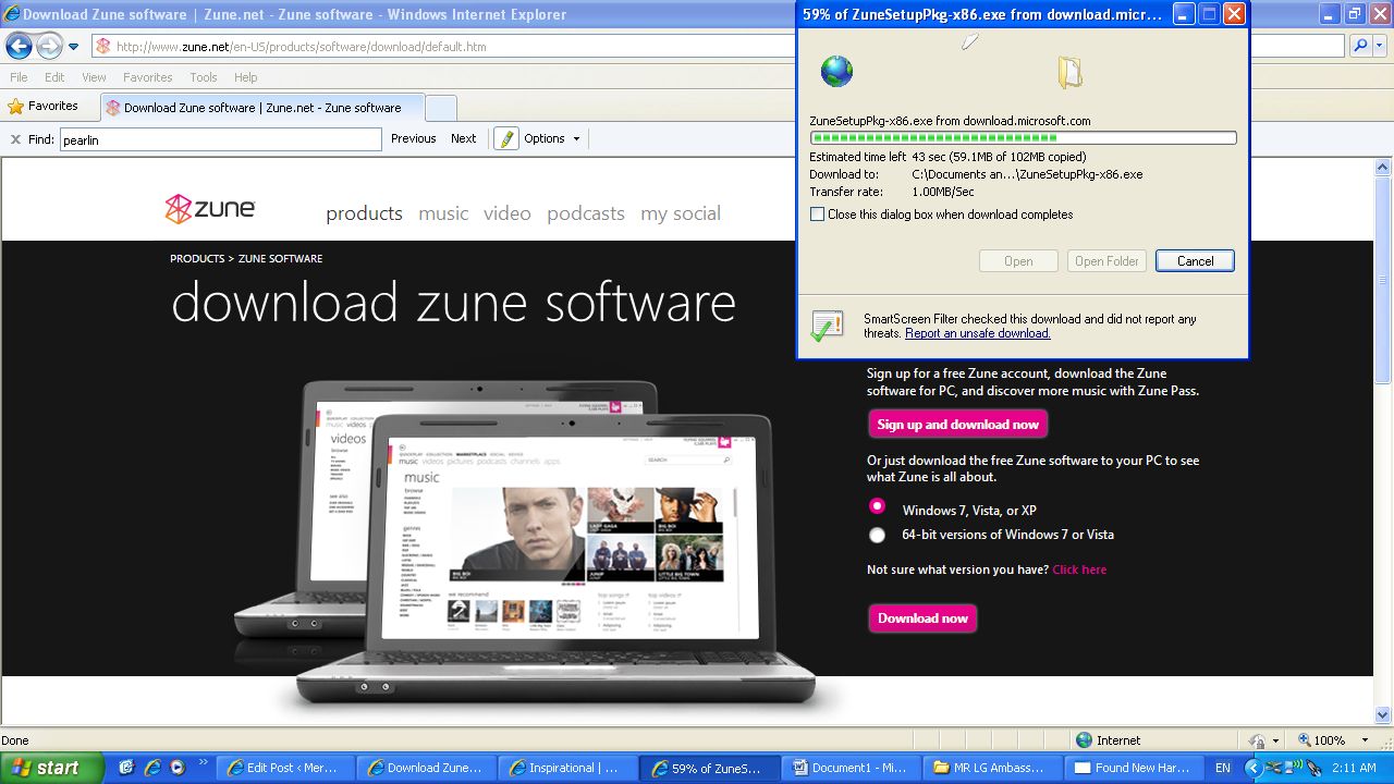 скачать microsoft zune.