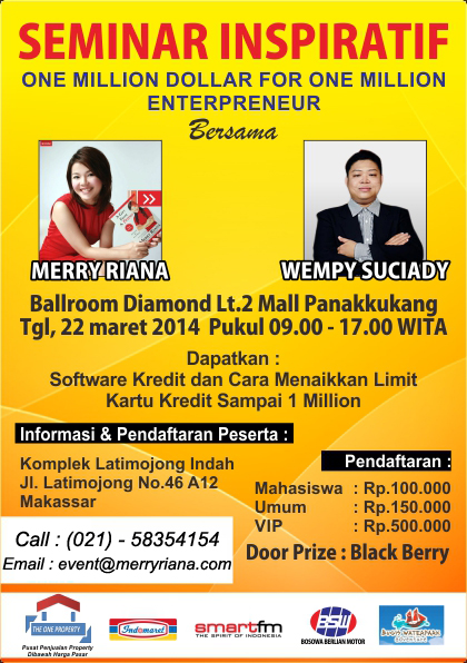 Poster - Seminar 22 Maret 2014 @ Makassar